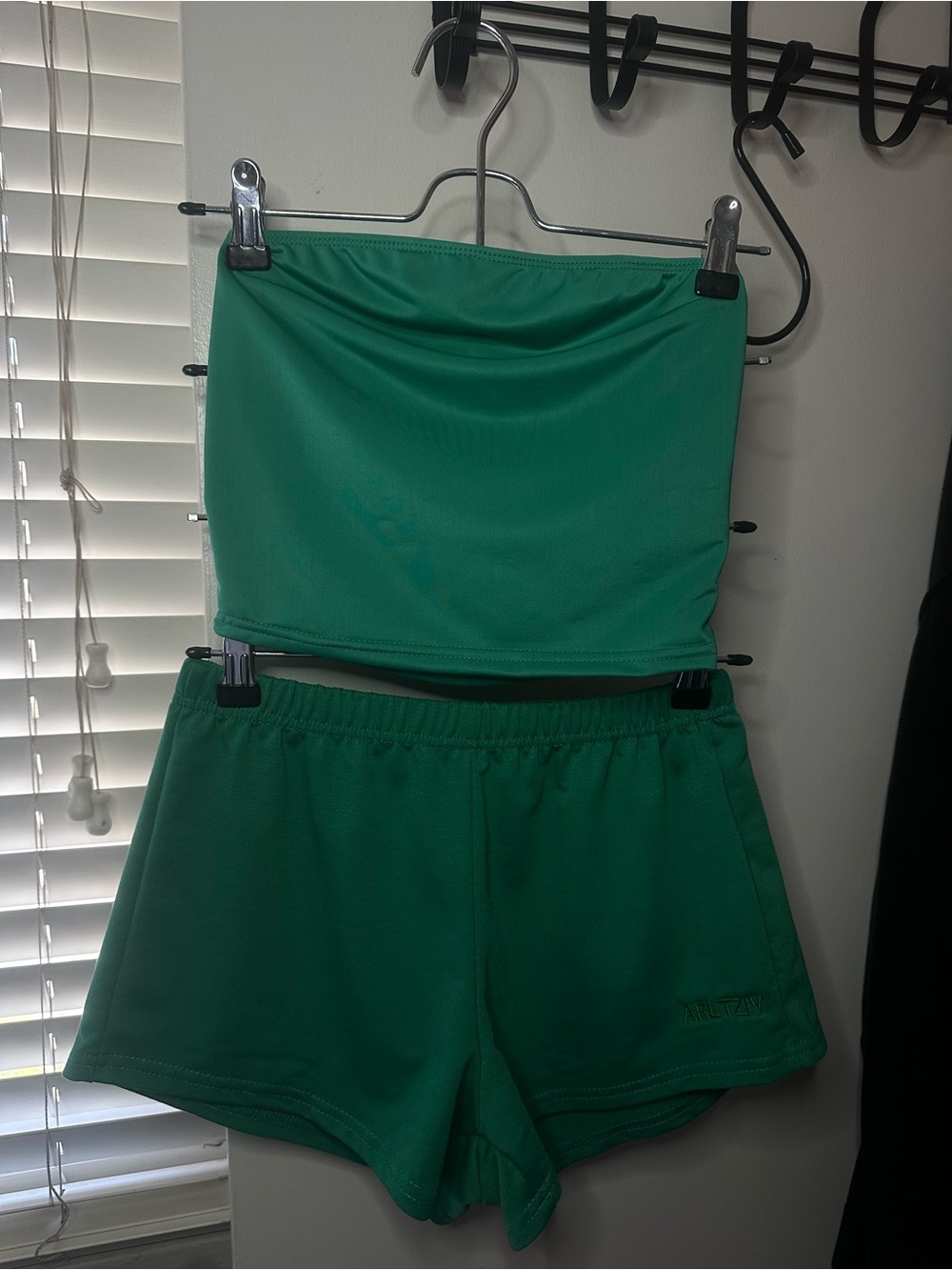 Green Women's Athletic Shorts